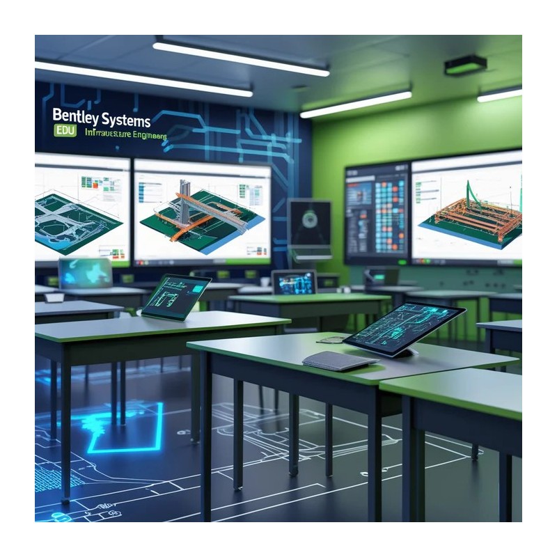 Bentley Systems EDU – 1-Year Educational License for Engineering & Design Software