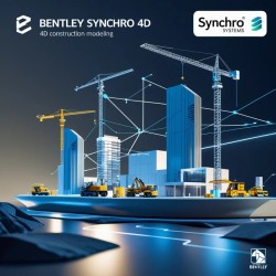 Bentley SYNCHRO 4D – 1 Year Commercial License for Advanced Construction Management & 4D Planning Software