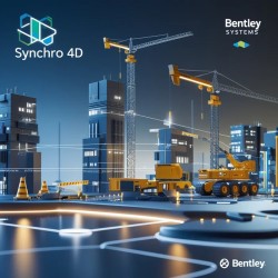 Bentley SYNCHRO 4D – 1 Year Commercial License for Advanced Construction Management & 4D Planning Software